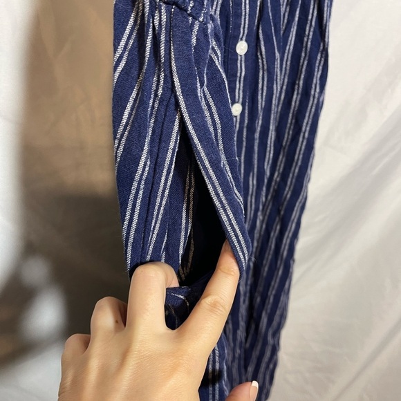 Universal Thread Blue and White Striped Maxi Dress - Picture 2 of 7